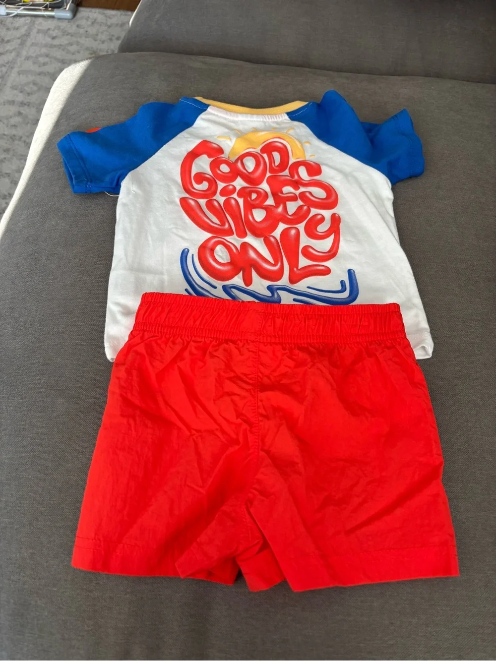 Wonder Nation Graphic Tee & Shorts Set